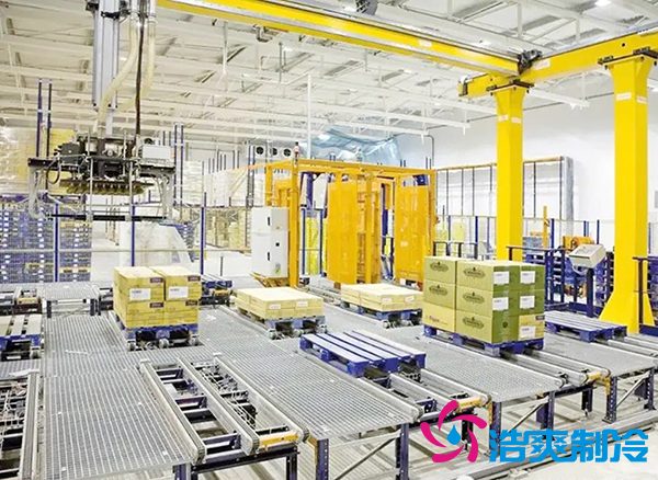 食品冷鏈中的自動化立體冷庫建造特點_浩爽制冷 食品冷鏈中的自動化立體冷庫建造特點_浩爽制冷